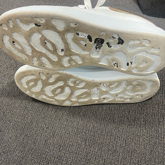 Alexander McQueen Oversized Sneaker 'White/ Gold' Men’s - Picture 7 of 7